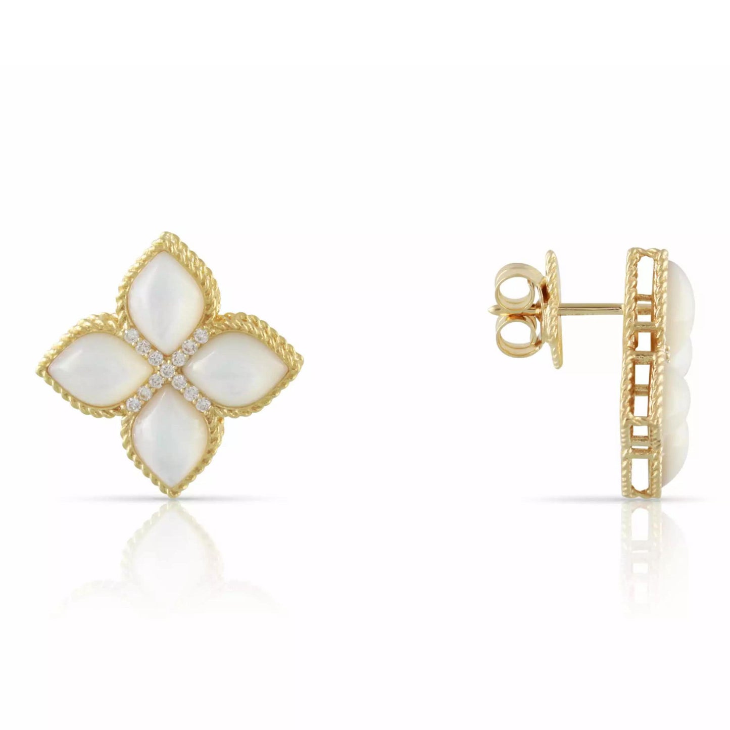 LBT-ADV888EA1569绳四叶草玛瑙耳钉