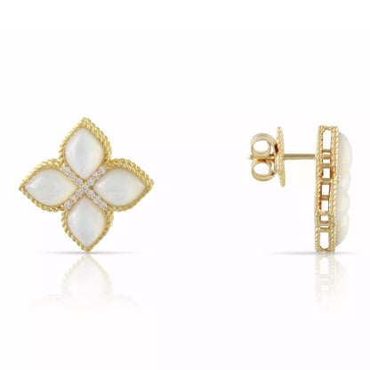 LBT-ADV888EA1569绳四叶草玛瑙耳钉