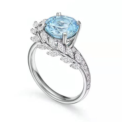 TIF68268117 Marquise leaf female ring