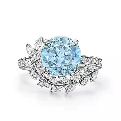 TIF68268117 Marquise leaf female ring
