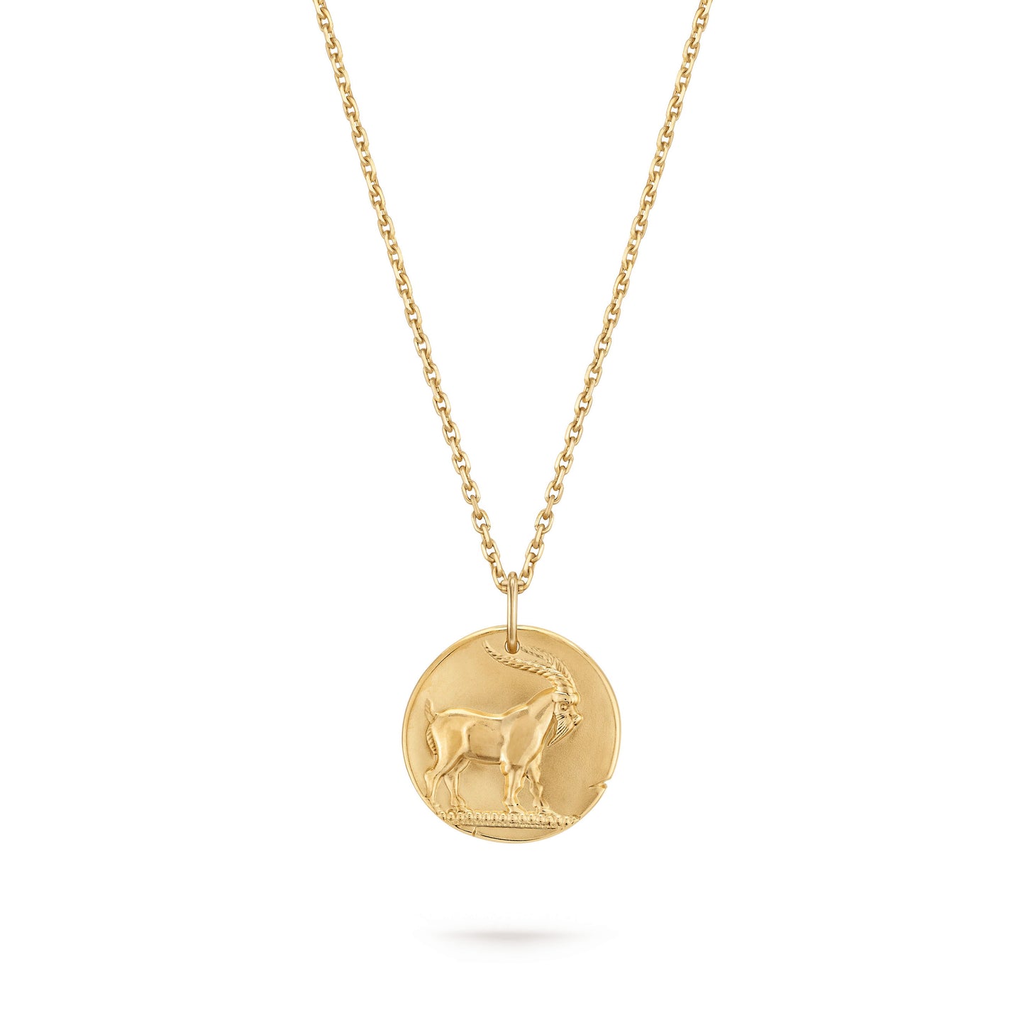 VCARP7SR00 Capricorn zodiac sign pendant