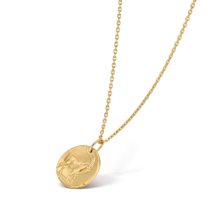 VCARP7SR00 Capricorn zodiac sign pendant