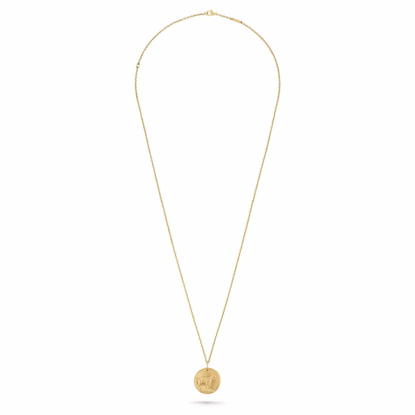 VCARP7SR00 Capricorn zodiac sign pendant