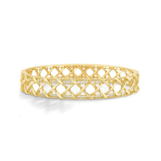 DA-JMDI95004 light gold braided bracelet