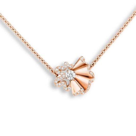 DA-JCOU95002 half-embellished silk tether pendant necklace