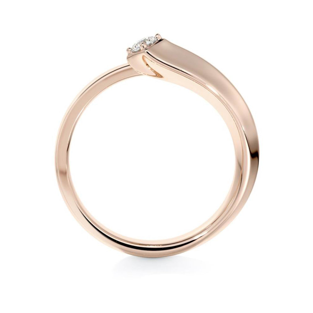 DBES-R5713888 Spire Open Twist Arm Ring 0.3ct