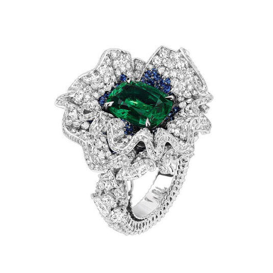 DA-JOAN8366 full diamond ring (main stone 9.9*9.9mm)