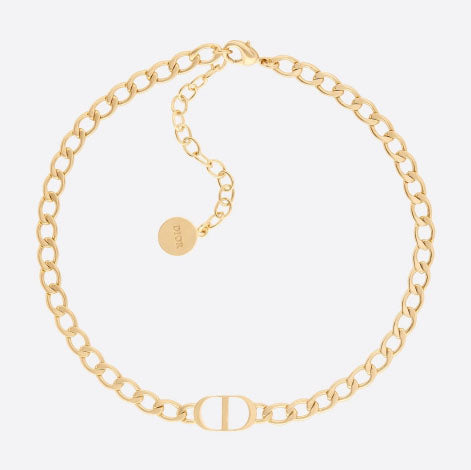 DA-N1296PTCMT denim light gold necklace