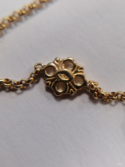 BQLT-XL969074 Enamel gold wire European style four-leaf clover pendant (guest version)