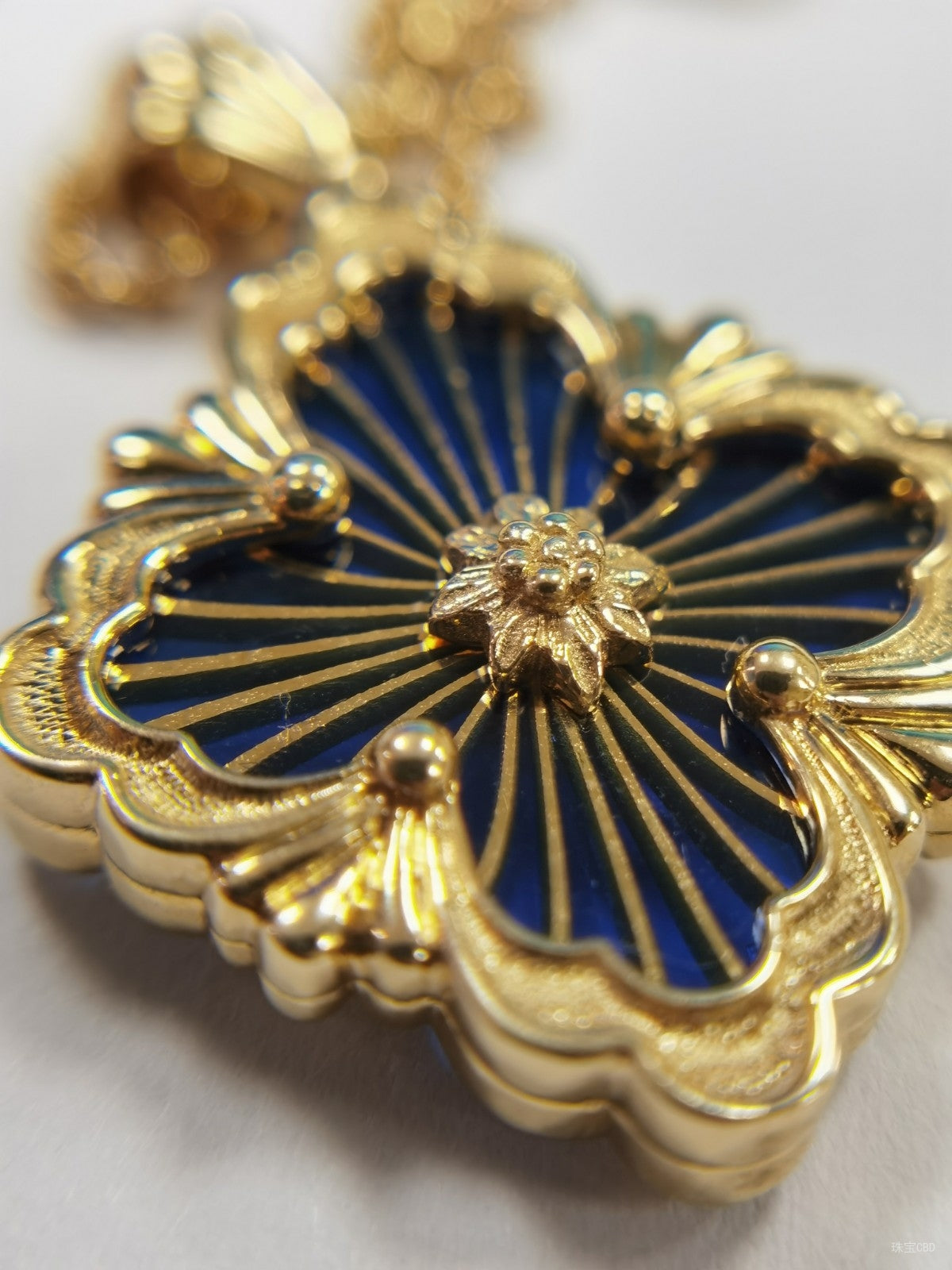 BQLT-XL969074 Enamel gold wire European style four-leaf clover pendant (guest version)