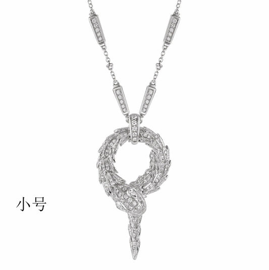 BGL-354085蛇卷身款满钻项链（小号）