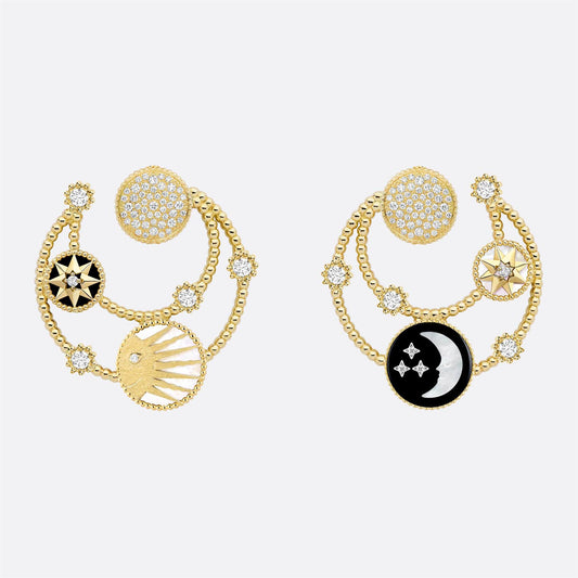 DA-JSAM94006 star disc combination earrings