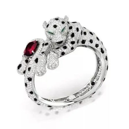 KDY-B7182635 Big Leopard Double-footed Leopard Bracelet (circumference 175mm)