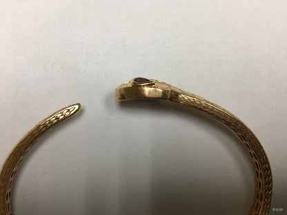 BGL-BR857813 guest version large flat-headed snake half diamond bracelet