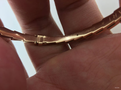 BGL-BR858319 straight half diamond snake body style bracelet
