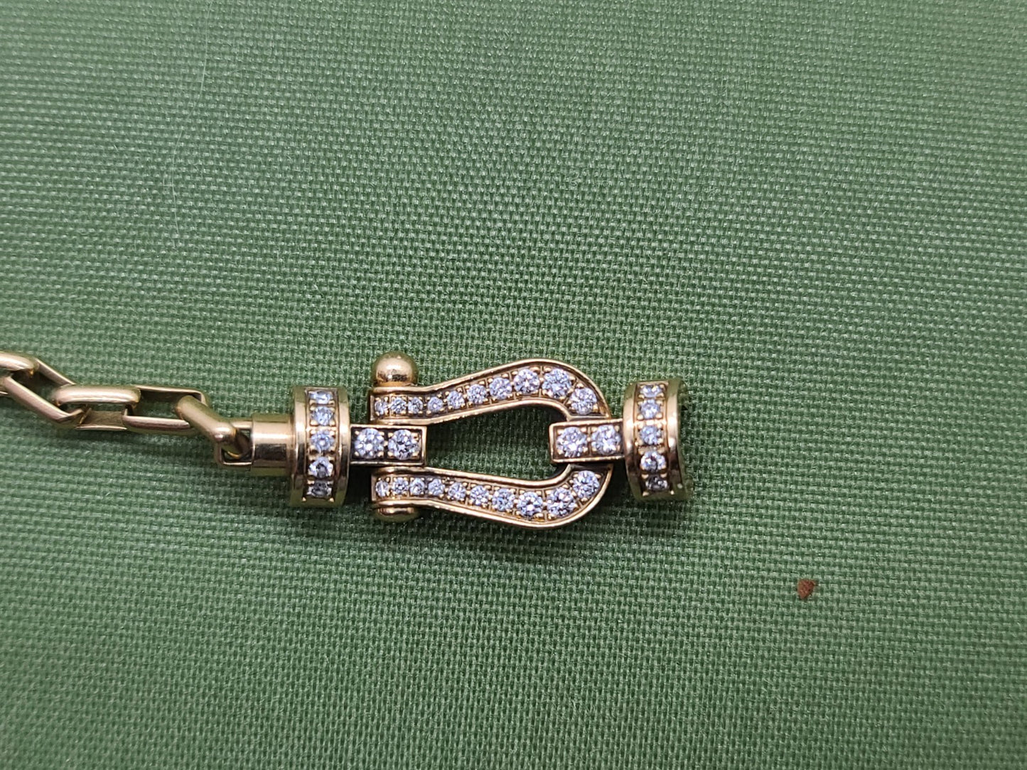 FLD-0B0071-6B1109 medium rope head full of diamond bracelet
