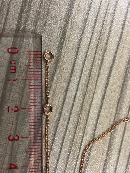 FLD-7B0191 Small diamond horseshoe chain pendant necklace