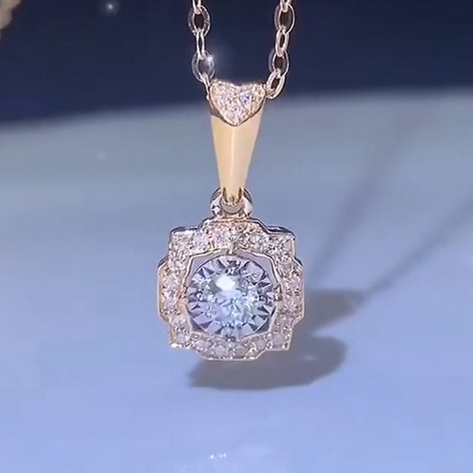 HW-EQ65498432 four-claw stone pendant