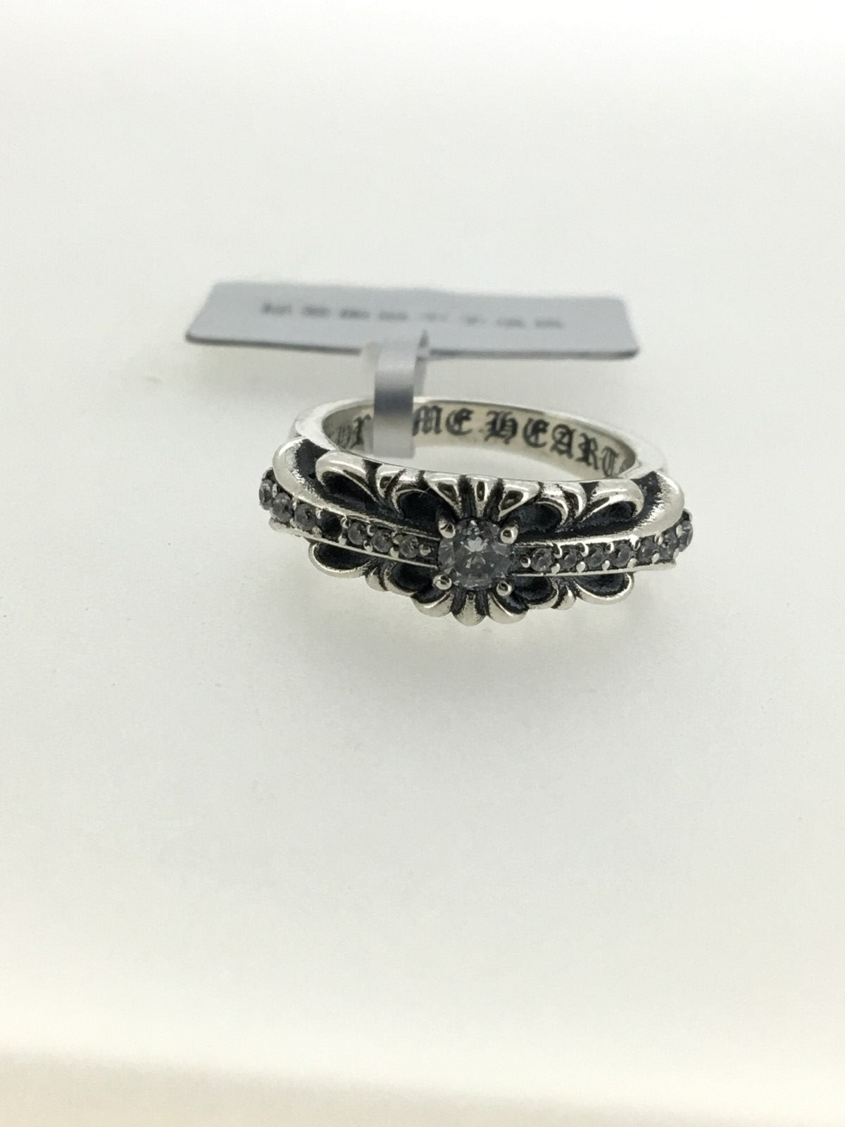 KLX-JZ69681081客版镶钻十字架茅花戒指45#
