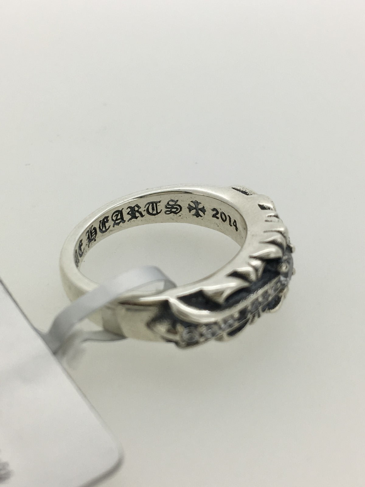 KLX-JZ69681081客版镶钻十字架茅花戒指45#