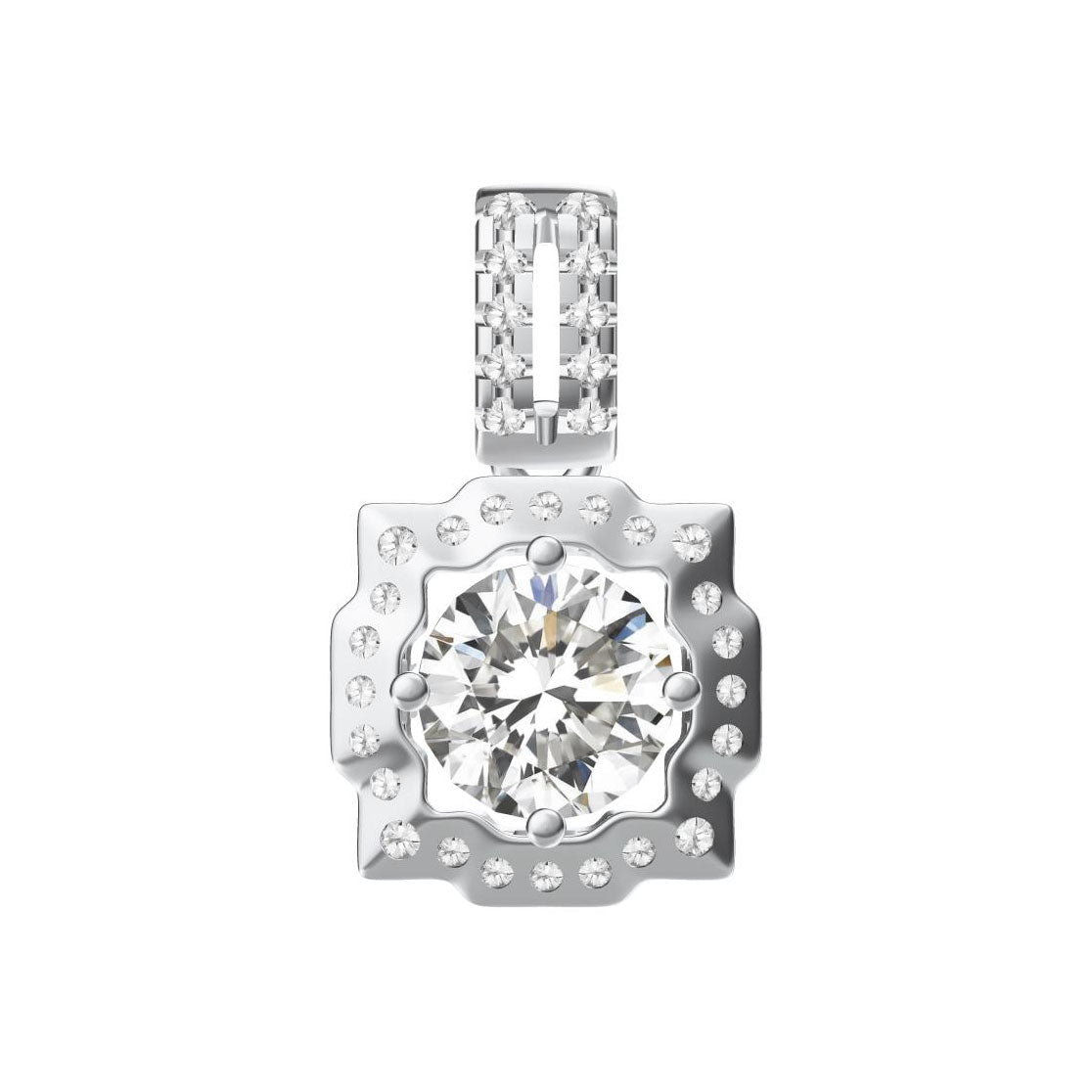 HW-Four-claw stone pendant button