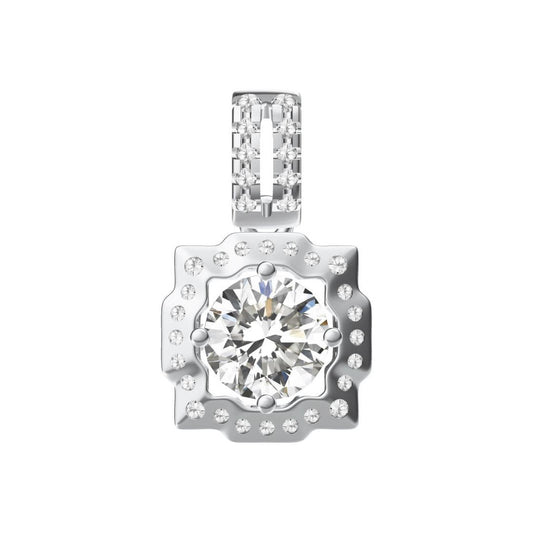 HW-Four-claw stone pendant button