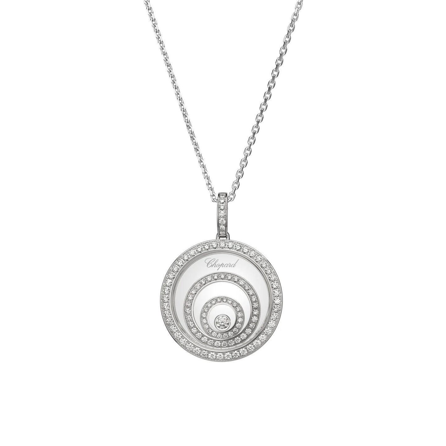 XB-798231-1001 three-circle glass ring middle ring pendant