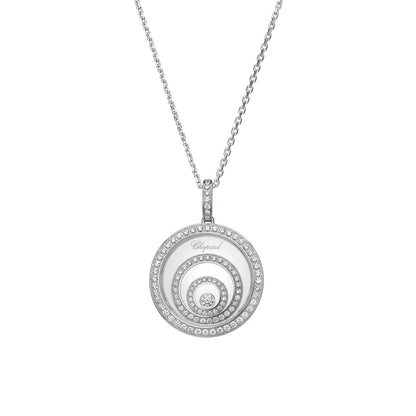 XB-798231-1001 three-circle glass ring middle ring pendant