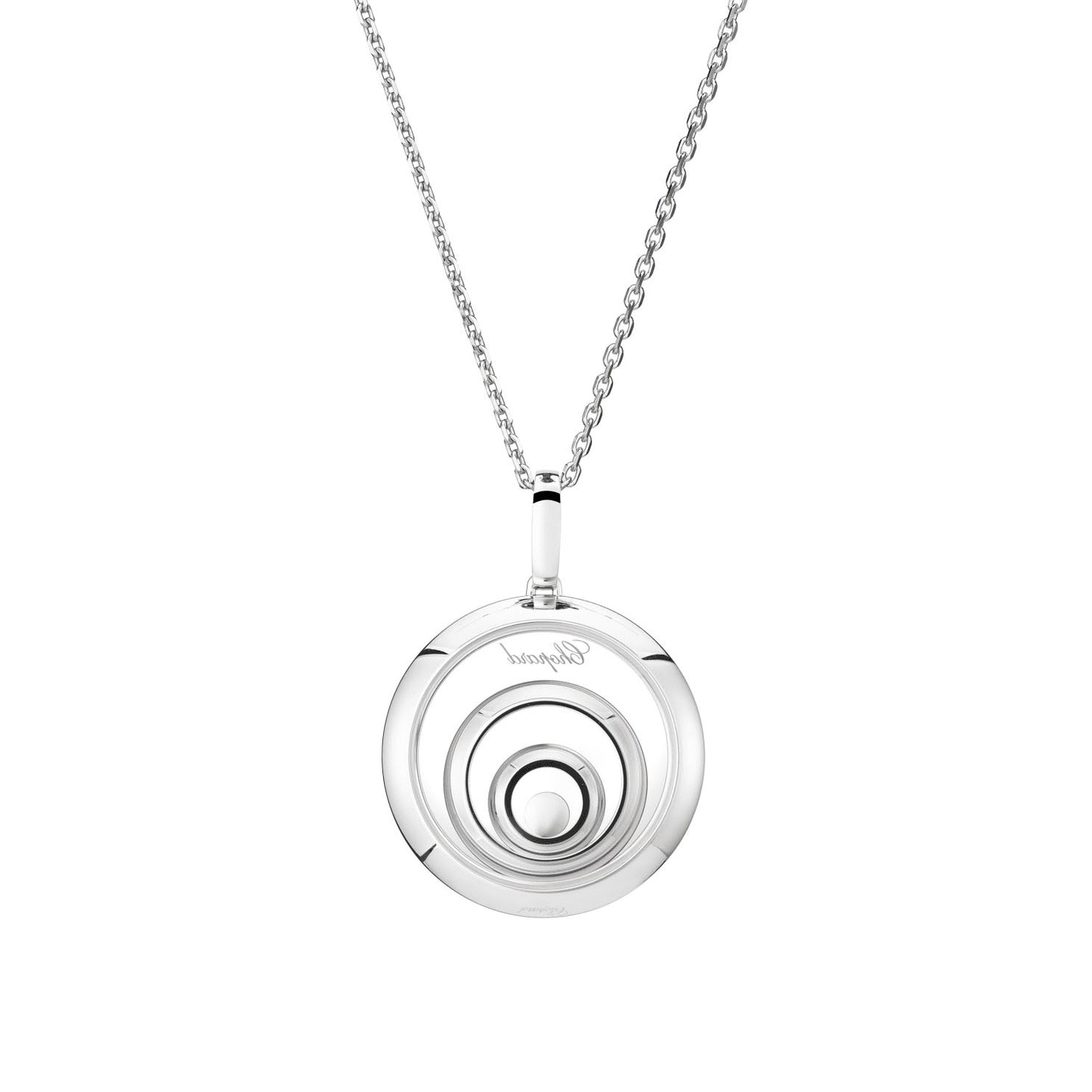 XB-798231-1001 three-circle glass ring middle ring pendant