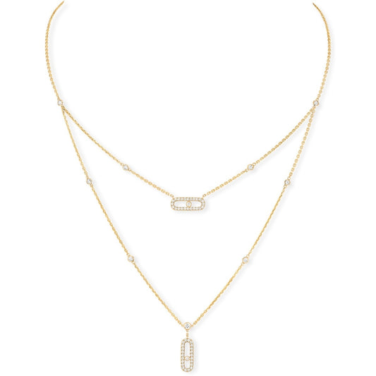 MSK-07174-YG guest edition event set K yellow necklace 16 inches