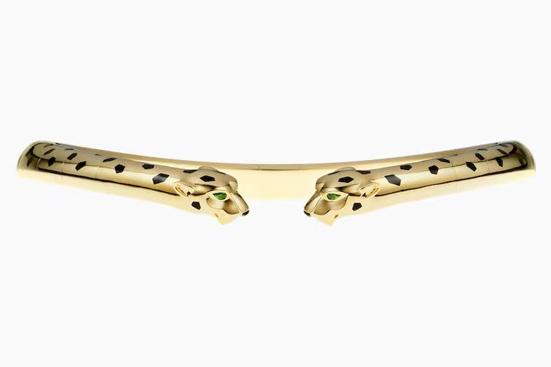 KDY-N7424434 Open Double Headed Leopard Necklace