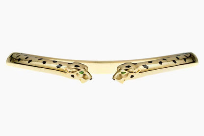 KDY-N7424434 Open Double Headed Leopard Necklace