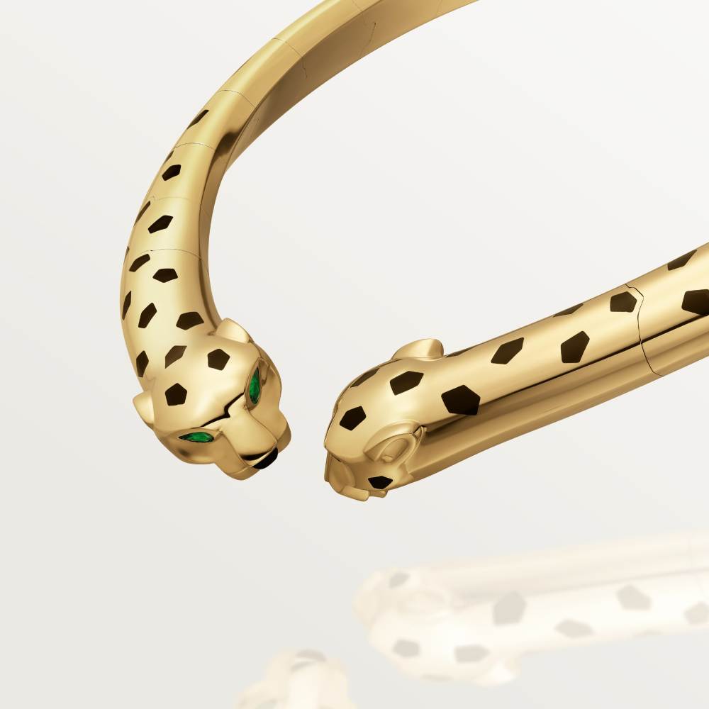 KDY-N7424434 Open Double Headed Leopard Necklace
