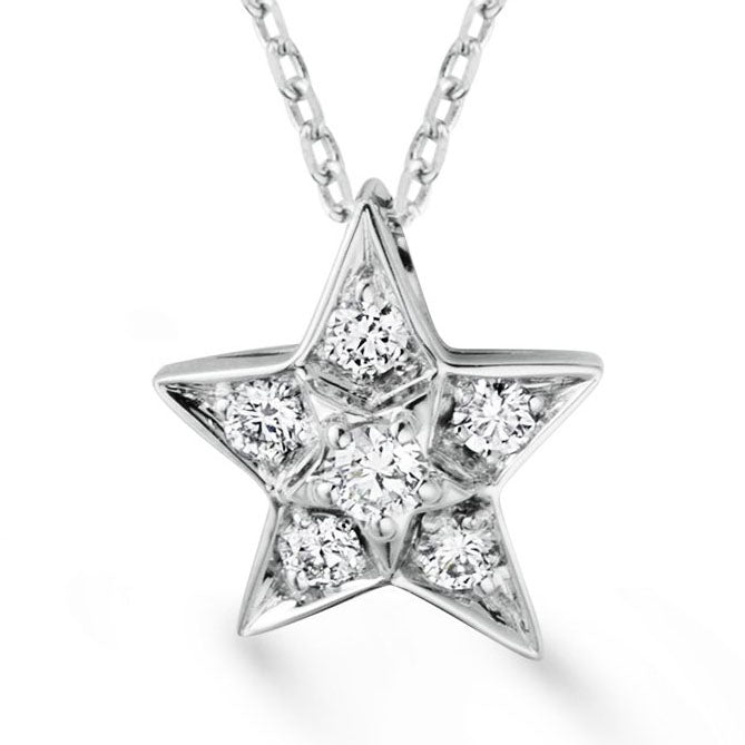 XNE-J2709 small 11.5mm guest version five-pointed star pendant