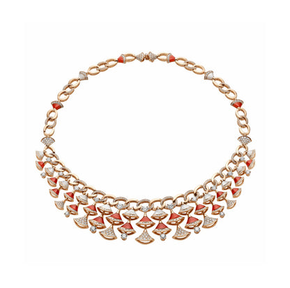 BGL-354092 fan-shaped skirt fan scarf necklace