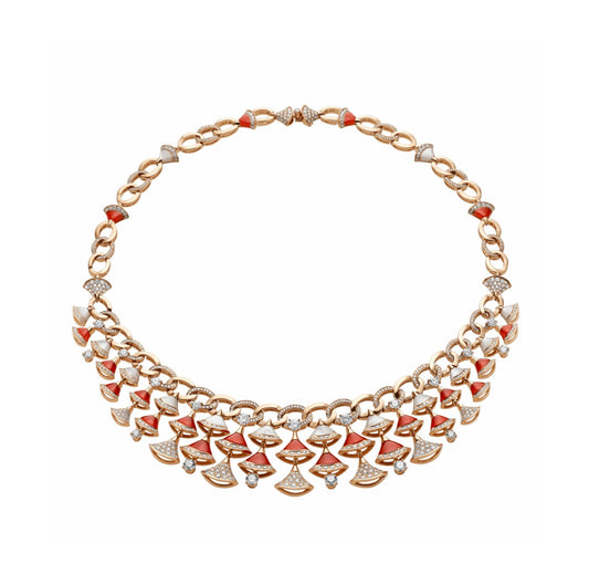 BGL-354092 fan-shaped skirt fan scarf necklace