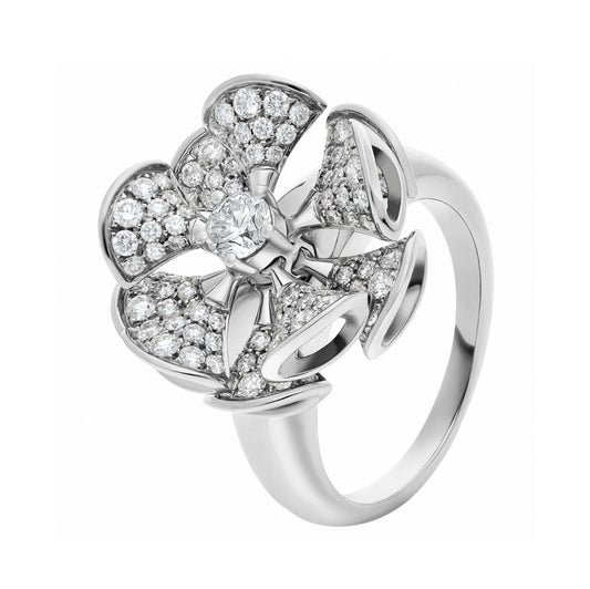 BGL-AN857079 fan-shaped windmill full diamond flower-shaped ring