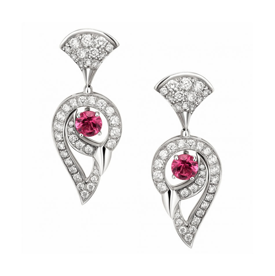 BGL-354082-OR858089 fan beak earrings fan earrings