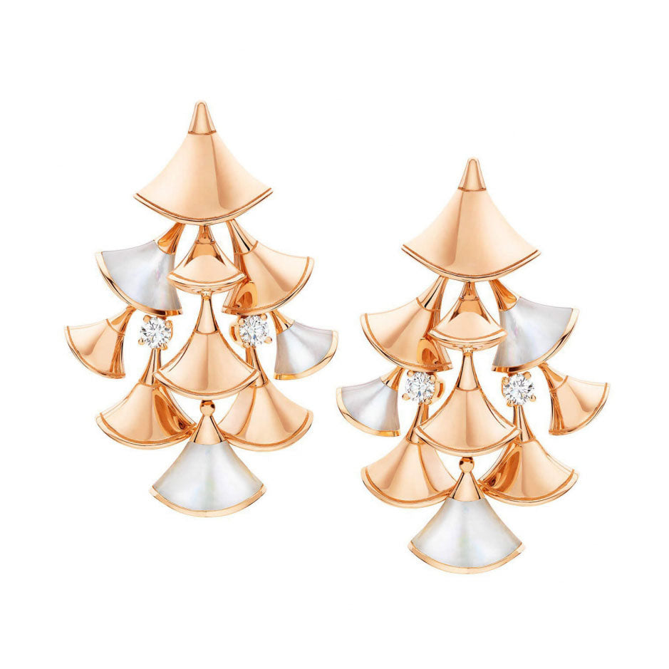 BGL-348363-OR856468 fan-shaped large set of glossy gold white shells