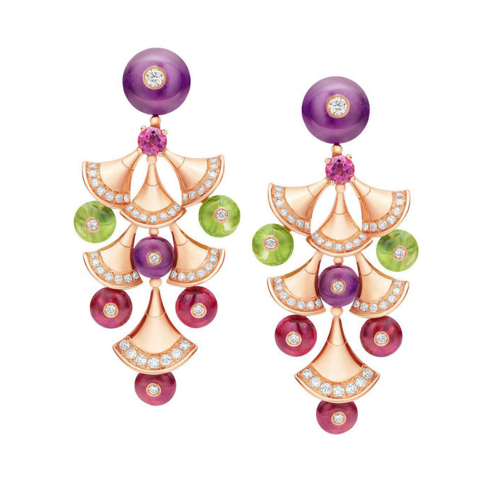 BGL-348356-OR856485 fan-shaped talent large set of fan skirt earrings