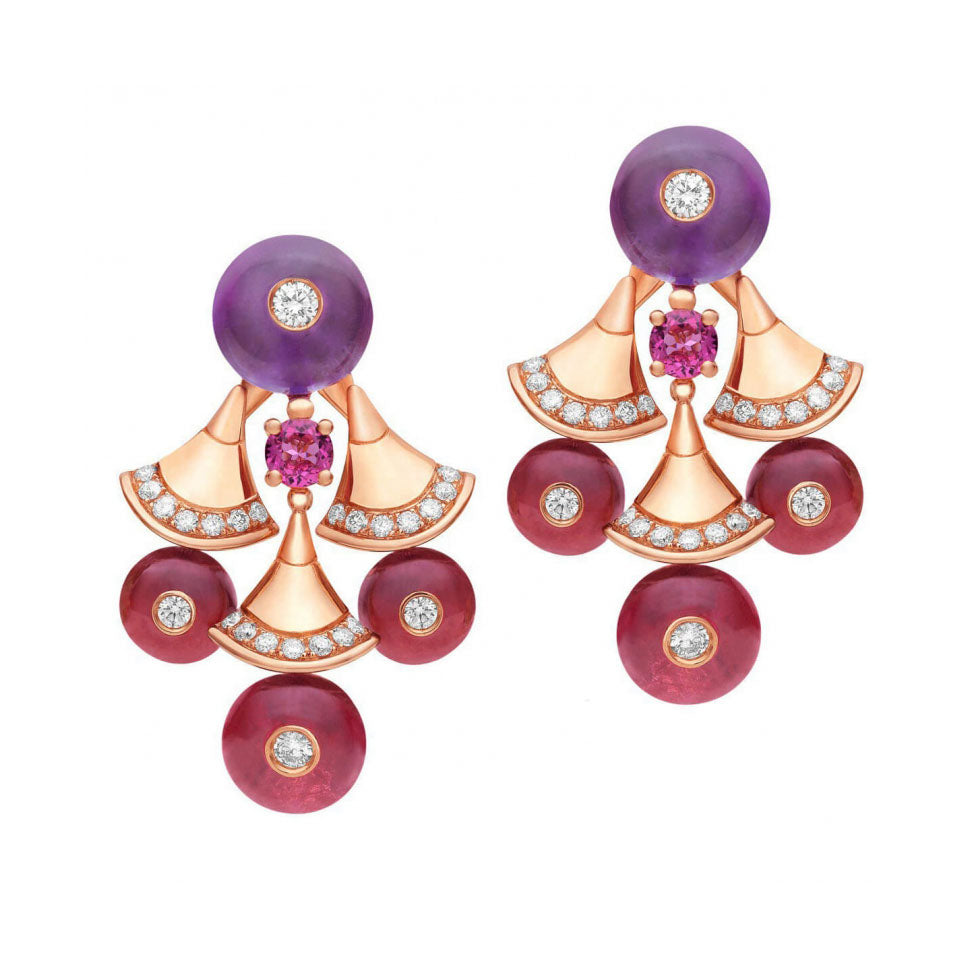 BGL-348357-OR856484 fan-shaped large set of earrings fan skirt earrings