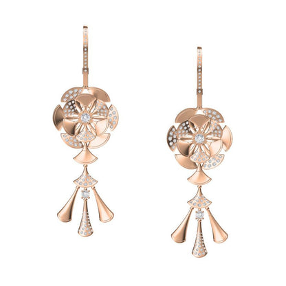 BGL-OR437598 speaker set earrings fan-shaped windmill