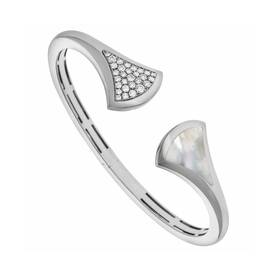 BGL-BR857959 guest version fan-shaped half-diamond agate skirt fan opening bracelet