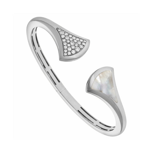 BGL-BR857959 guest version fan-shaped half-diamond agate skirt fan opening bracelet