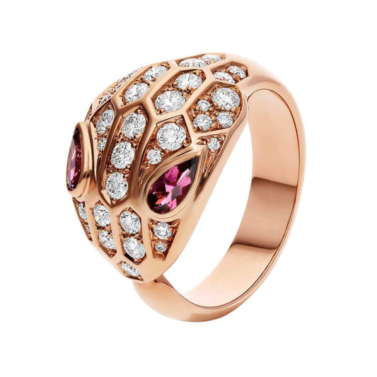 BGL-AN857806 Flat big-headed snake ring guest version