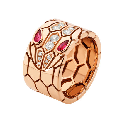 BGL-AN857663 snake flat honeycomb ring