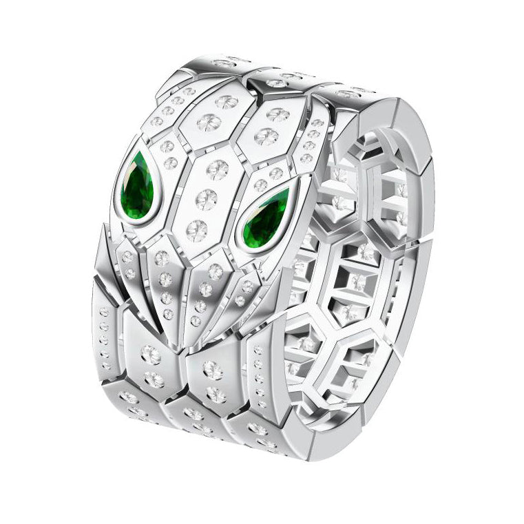 BGL-AN570900 Flat Snake Ring