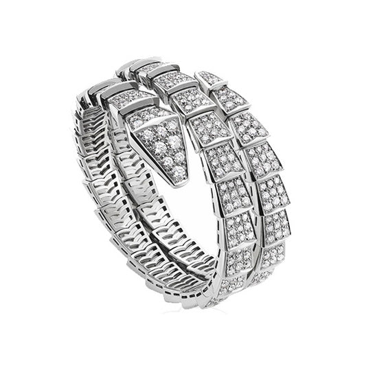 BGL-BR855118 snake full diamond double circle bracelet