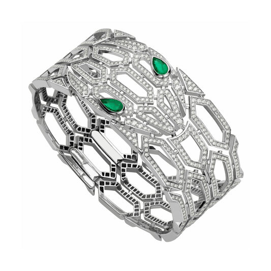 BGL-BR857667 snake honeycomb diamond bracelet