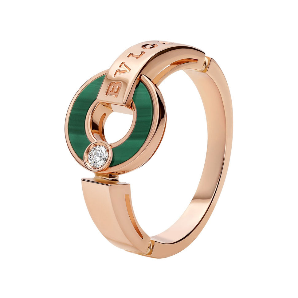 BGL-AN858946 circle malachite ring